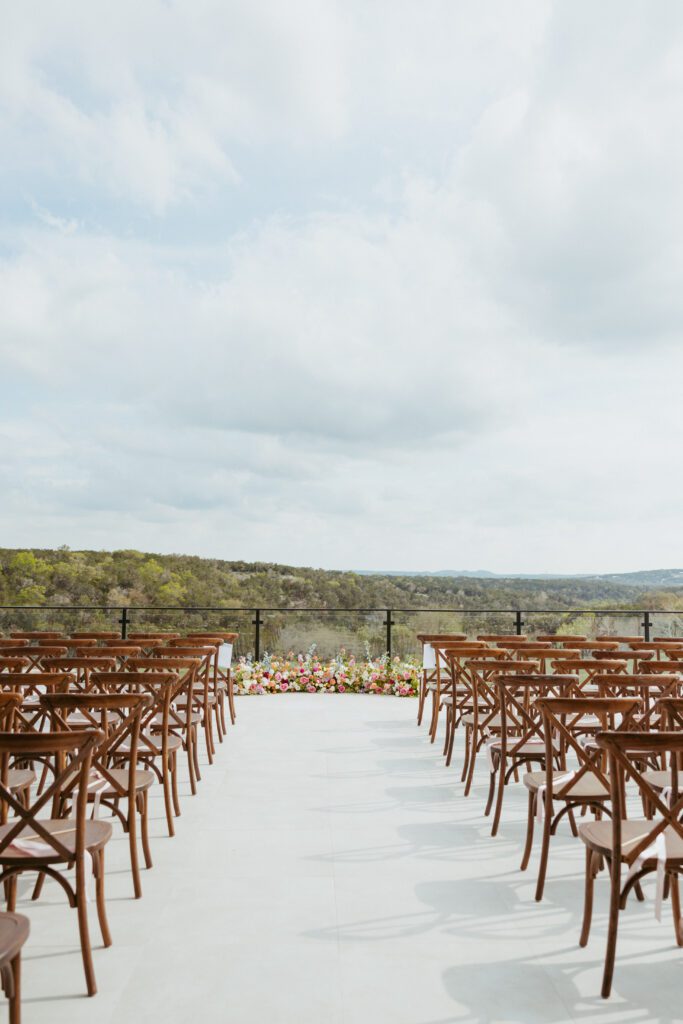 Ceremony in the Texas Hill Country at Videre Estate
