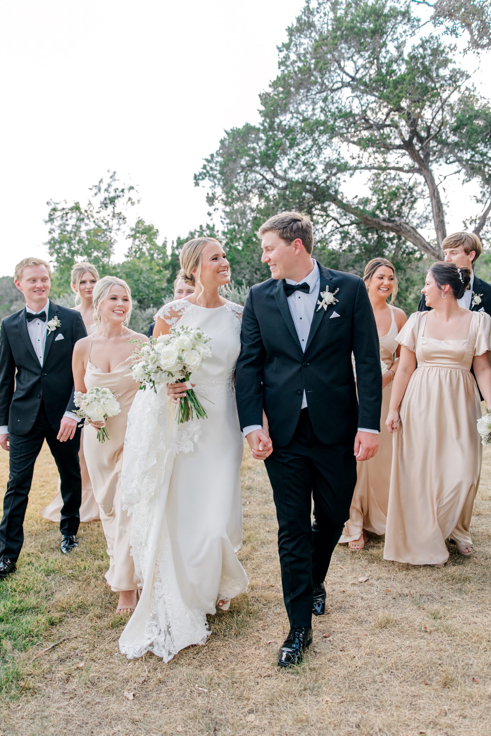 A Central Texas couple celebrating their wedding day planned by Lila Lane Events!