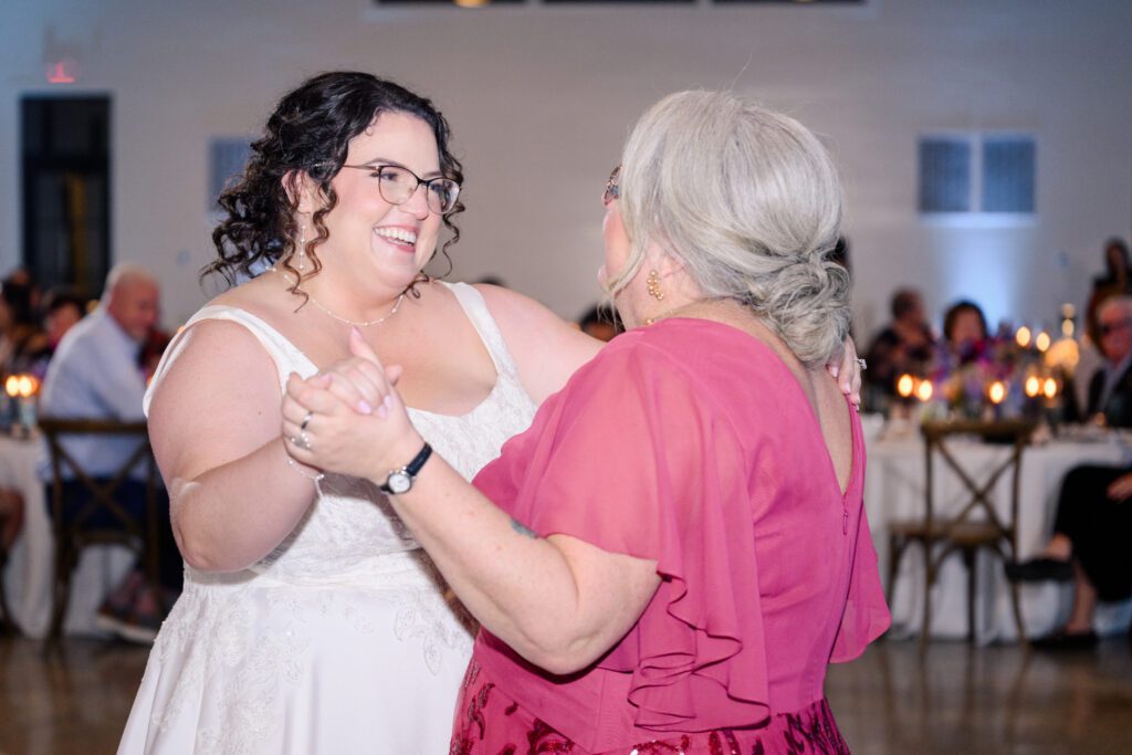 Mother-daughter dance moment