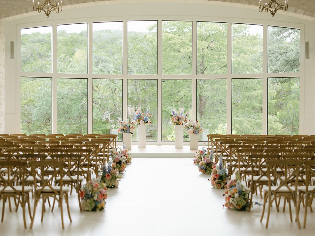 Beautiful wedding venue space