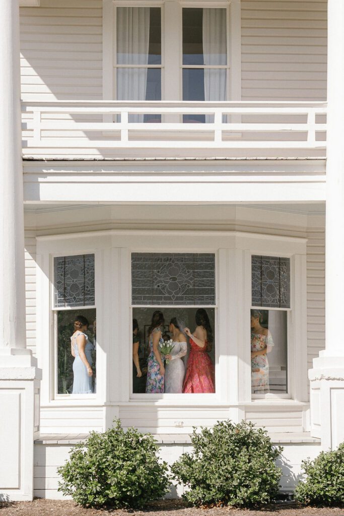 Outdoor view of wedding venue