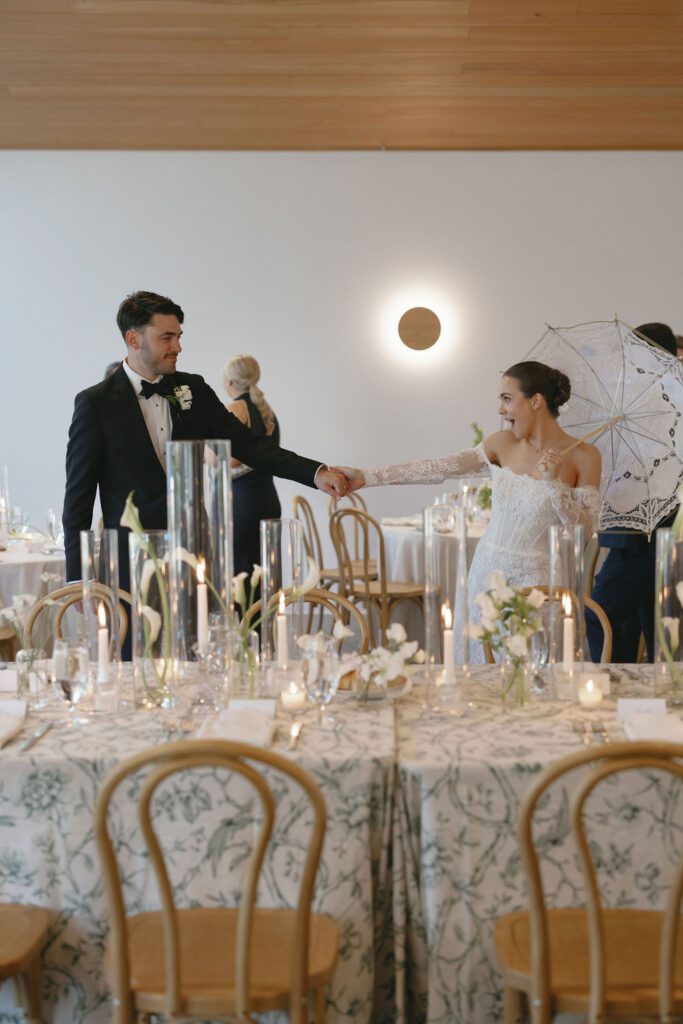 Second line into reception