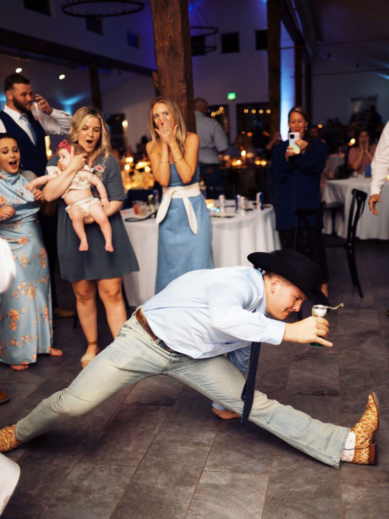 Busting a move on the dance floor